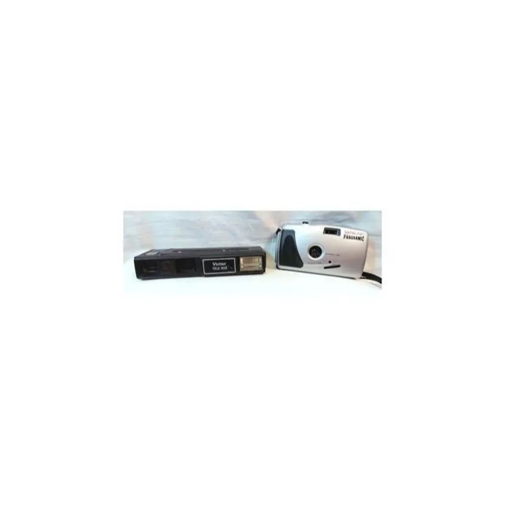 Film Cameras (2 pcs) Vintage Vivitar Tele 603 (110mm), Ultronic Panoramic (35mm)